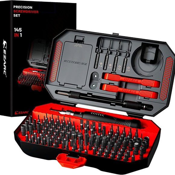 EZARC Precision Screwdriver Set, Laptop Screwdriver Kit, 145 in 1 Magnetic Compu - Picture 1 of 7